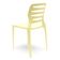 Kit 06 Cadeiras Para Cozinha Área Gourmet Jardim Empilhável Larsen P03 Amarelo - Lyam Decor