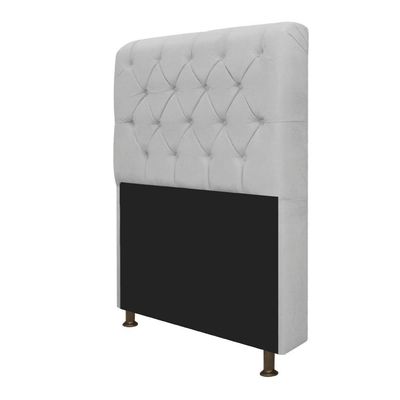 Cabeceira Estofada Lady 90cm Solteiro c/ Capitone Corano