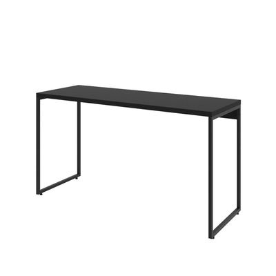 Mesa Para Escritório e Home Office Industrial Aspen 135 cm C01 Onix - Lyam Decor