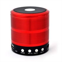 Mini Caixa De Som Portátil Speaker Ws-887 - Vermelho