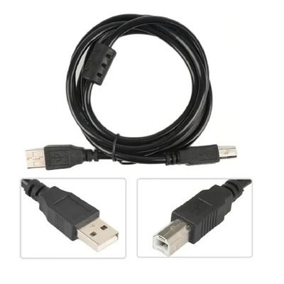 Cabo de Usb 2.0 A-B para Hp Epson Canon Lexmark - 1,8m