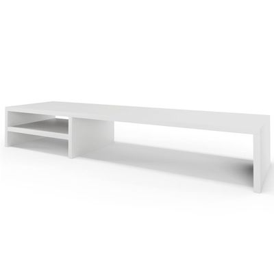 Kit 04 Suportes Para Monitor Stand Home Office Lap 90 cm L03 Branco - Lyam