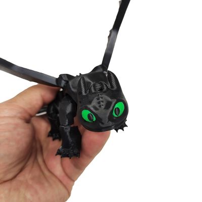Dragão Articulado Como Treinar 3D Seu Dragão Banguela Desdentado Fúria Noturna