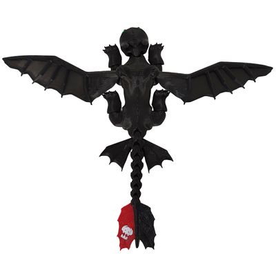 Dragão Articulado Como Treinar 3D Seu Dragão Banguela Desdentado Fúria Noturna