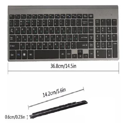 Kit Teclado e Mouse Wifi 2.4Ghz Slim Com Bateria Interna TE117