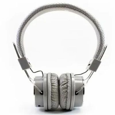 Fone De Ouvido Bluetooth Micro Sd Mp3 Rádio Fm Player - Cinza