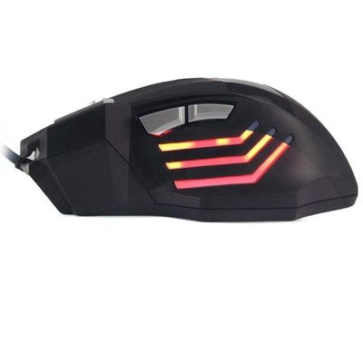 Mouse Gamer X7 Optico Usb 3200Dpi Com 7 Botões e Led Color