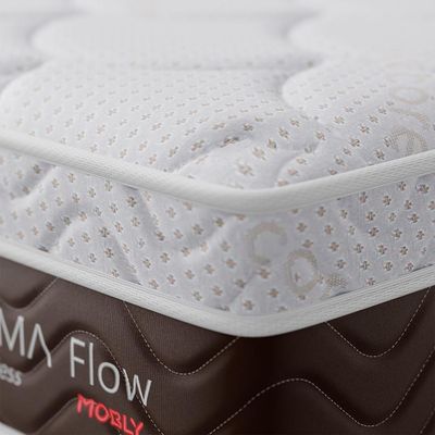 Colchão Solteirão Sigma Flow Misto (23x96x203) Marrom e Branco
