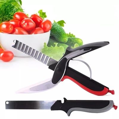 Tesoura Tabua De Corte 3 Em 1 Verduras Carne Legumes - UD