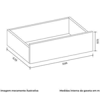 Cômoda Grande 10 Gavetas E Pés Mdp Duello Freijó/titanium