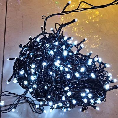 Cordão Luminoso Led Pisca Pisca 8 Funções 500 Leds Taschibra 110v 6500k Branco Frio