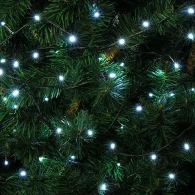 Cordão Luminoso Led Pisca Pisca 8 Funções 500 Leds Taschibra 110v 6500k Branco Frio