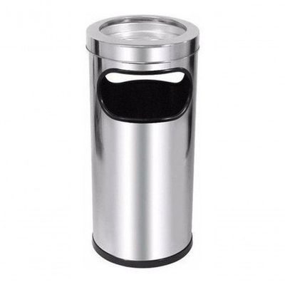 Cinzeiro Com Lixeira Para Condomínios E Empresas - Aço Inox