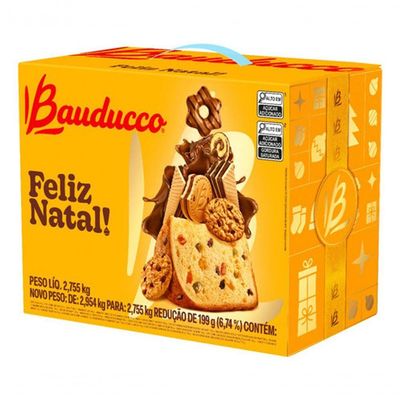 Cesta De Natal Bauducco G - 20 Itens 2,755kg