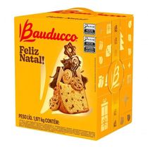 Cesta De Natal Bauducco Panetone Pequena 14 Itens Presente