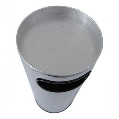 Cinzeiro Lixeira Em Aço Inox Com Aro Em Inox 50 L