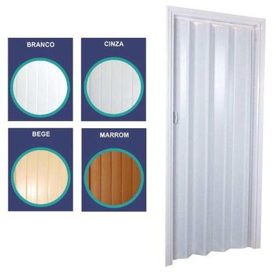 Porta Sanfonada 60cm Branca Para Divisão De Ambientes - Vitesse