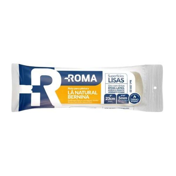 Rolo Epóxi Fibra 23cm Para Tinta Epóxi E Resinas - Sem Cabo