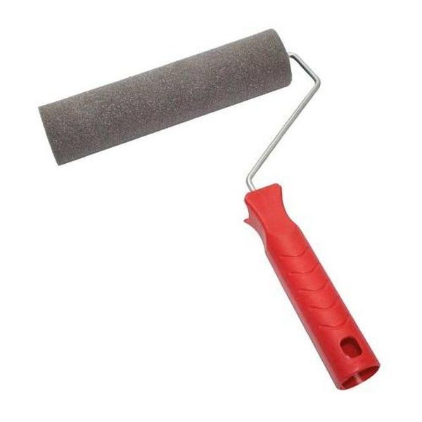 Rolo De Espuma 15cm Com Cabo Cinza - Alta Densidade - Uso Universal