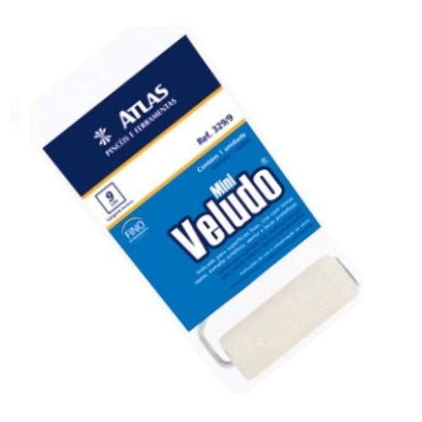 Rolo De Pintura Veludo 15cm Atlas 329-15 Para Verniz E Tintas Protetivas