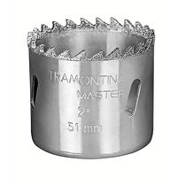 Serra Copo Diamantada 127 Mm 5 Tramontina Com Dente De Metal Duro E Aço Especial Cromado Tramontina