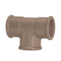 Tee Redução 50 X 40mm Pvc 6,3 Pn 750 Kpa - Amanco