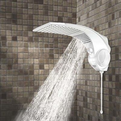 Chuveiro Ducha Eletrônica Quadrada 7500W Duo Shower Lorenzetti Eletrônico Jato Concentrado 220V