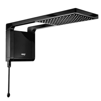 Chuveiro Ducha Acqua Storm Preta 7800W Lorenzetti Tecnologia Pres Plu Loren Ultra Eletrônico 220V