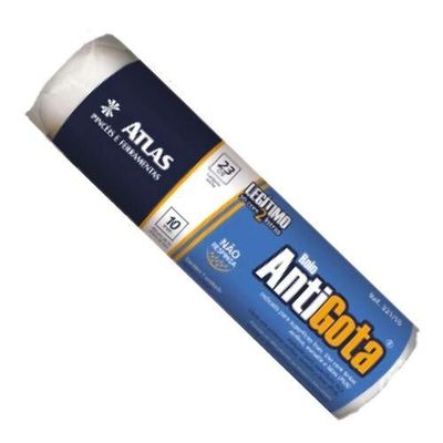 Rolo De Lã Anti-gota 23cm Atlas 321-10 Para Tinta à Base De água Ou Solvente