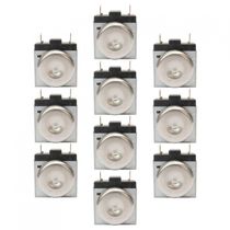 Kit Timer Mecânico Haste Curta Forno Elétrico - 10 Peças Metálico Bivolt