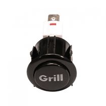 Interruptor Com Botão Do Grill Dourador Para Fornos Preto Bivolt