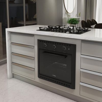 Forno Elétrico De Embutir 60 Litros Nardelli Black E60 Preto 110V