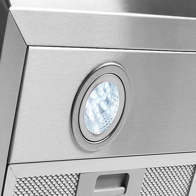 Coifa De Parede 75cm Vidro Curvo Duto Slim Nardelli Inox 220V