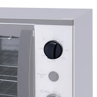 Botão Giratório Do Timer E Temperatura Para Forno De Bancada Preto Bivolt