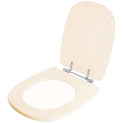 Tampa De Vaso Poliester Paris Bege Claro Para Louça Ideal Standard