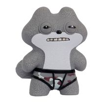 Mini Boneco Colecionável Fuggler 6cm - Sketchy Squirrel Cinza