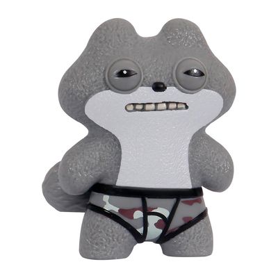 Mini Boneco Colecionável Fuggler 6cm - Sketchy Squirrel Cinza