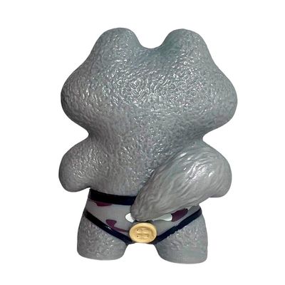 Mini Boneco Colecionável Fuggler 6cm - Sketchy Squirrel Cinza