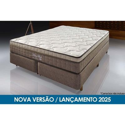 Colchão Queen Molas Ensacadas Masterpocket King Best Euro Pillow Brown (158x198x28) - D Angelis