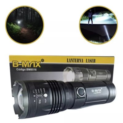 Lanterna Tática Led Laser Ultra Potente 2KM telesc LT8516