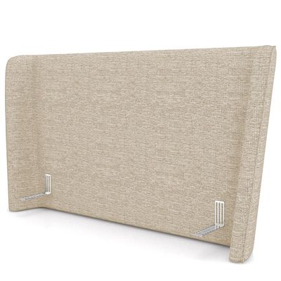 Cabeceira Cama Box Casal 140cm Nilo P05 Linho Bege - Lyam Decor