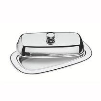 Manteigueira Inox Com Tampa Service Para Armazenar Manteiga Retangular - Tramontina 61424000