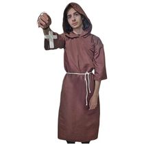 Fantasia De Padre Franciscano Juvenil Com Crucifixo Tamanho M