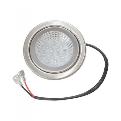 Kit Lâmpada Led Redonda Para Coifa Plug Simples - 20 Peças Metálico Bivolt