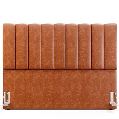 Cabeceira Cama Box Casal Queen 160 cm Dália W01 Couríssimo Camel - Lyam Decor