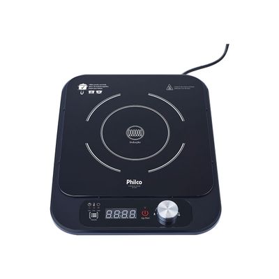 Cooktop de Indução Philco PCT10IP Digital Portátil 127V