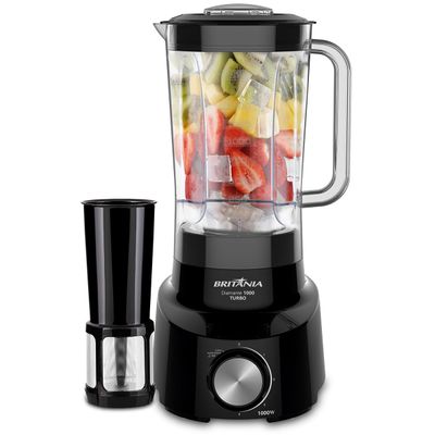 Liquidificador Britânia BLQ Diamante 1000P Turbo 1000W Preto 127V