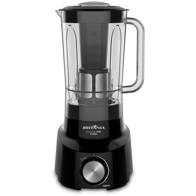 Liquidificador Britânia BLQ Diamante 1000P Turbo 1000W Preto 220V