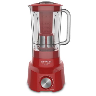 Liquidificador Britânia BLQ Diamante Turbo 1000W Vermelho 127V