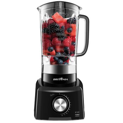 Liquidificador Britânia B1500P Turbo 12 velocidades 1200W 220V